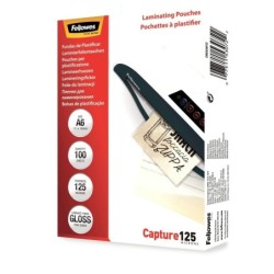 Laminating sleeves Fellowes 5307201 100 Units Transparent A6