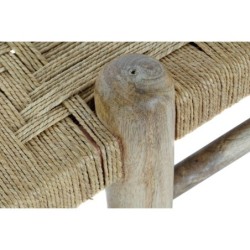 Bench DKD Home Decor 102 x 47 x 41 cm Rattan Mango wood