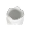 Planter Home ESPRIT White Fibreglass Waves 44 x 44 x 101 cm