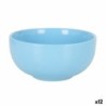 Bowl Home Style Bekia Ceramic Blue 700 ml (12 Units)