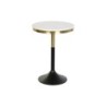 Side table DKD Home Decor Black Golden Metal White Marble (40,5 x 40,5 x 57,5 cm)