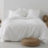 Duvet cover set Alexandra House Living Banús White Double 3 Pieces