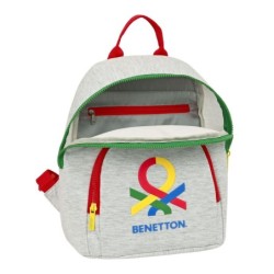 Casual Backpack Benetton Pop Grey 13 L