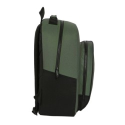 School Bag BlackFit8 Gradient Black Military green (32 x 42 x 15 cm)