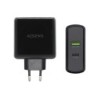 USB Wall Charger Aisens ASCH-2PD30QC-BK Black 48 W USB-C (1 Unit)