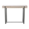 Console Home ESPRIT White Brown Grey Metal 100 x 39 x 75 cm