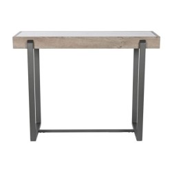 Console Home ESPRIT White Brown Grey Metal 100 x 39 x 75 cm