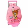 3D School Bag with Wheels Disney M020H Pink 27 x 32 x 10 cm