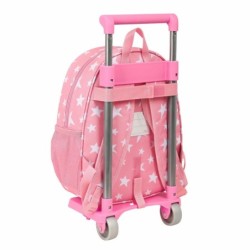 3D School Bag with Wheels Disney M020H Pink 27 x 32 x 10 cm