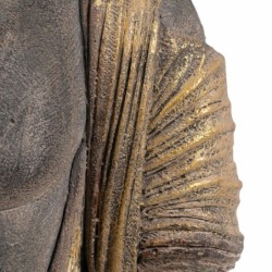 Sculpture Brown Golden Resin Manganese oxide 38 x 22 x 76 cm