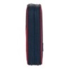 Double Pencil Case F.C. Barcelona Corporativa Blue Maroon 12.5 x 19.5 x 4 cm (28 Pieces)