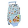 School Rucksack with Wheels The Paw Patrol Sunshine Blue (20 x 28 x 8 cm)