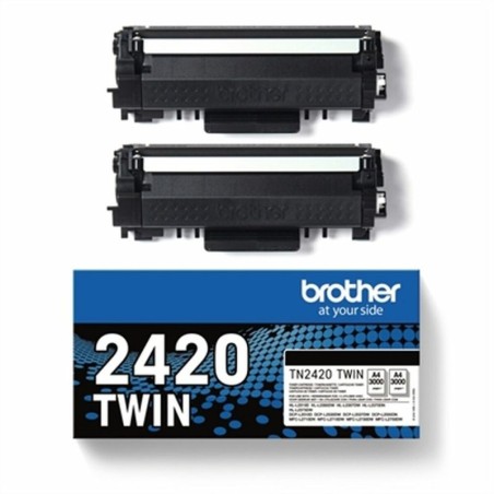 Original Ink Cartridge Brother TONER N 3K PK2 Black (2 Units)