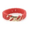 Ladies'Bracelet TheRubz 02-100-418 Red Silicone Stainless steel Golden Steel/Silicone (15 mm x 18 cm)