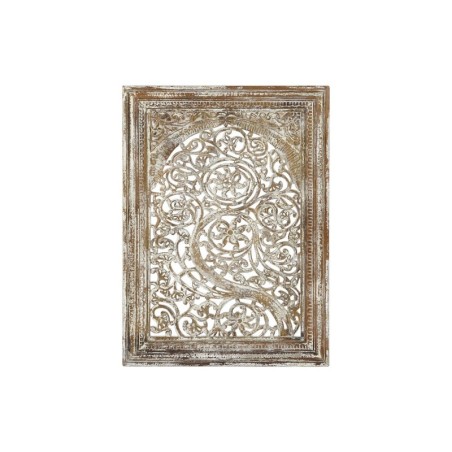 Wall Decoration Home ESPRIT White Brown Aged finish 76 x 6 x 106 cm