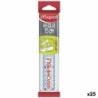 Ruler Maped Study Transparent 15 cm (25 Units)