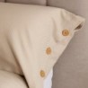 Duvet cover set Alexandra House Living Suiza Beige Double 2 Pieces