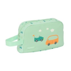 Thermal Lunchbox Safta Cars Green 21.5 x 12 x 6.5 cm