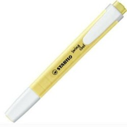 Fluorescent Marker Stabilo Swing Cool Pastel Yellow 10 Pieces (1 Unit)