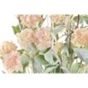 Decorative Plant DKD Home Decor Vase 20 x 20 x 78 cm Porcelain Pink PVC (2 Units)