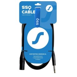 Jack Cable Sound station quality (SSQ) SS-1461 Black 2 m