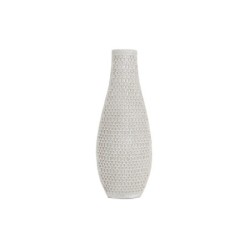 Vase DKD Home Decor White Resin Modern 14 x 7 x 37 cm