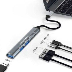 USB Hub Qoltec 53790