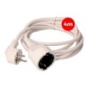 Extension Lead EDM 3 x 1,5 mm White 4 m