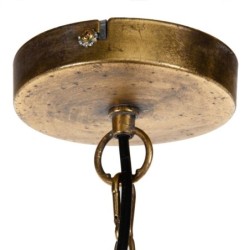 Ceiling Light 50 x 50 x 65 cm Golden Metal