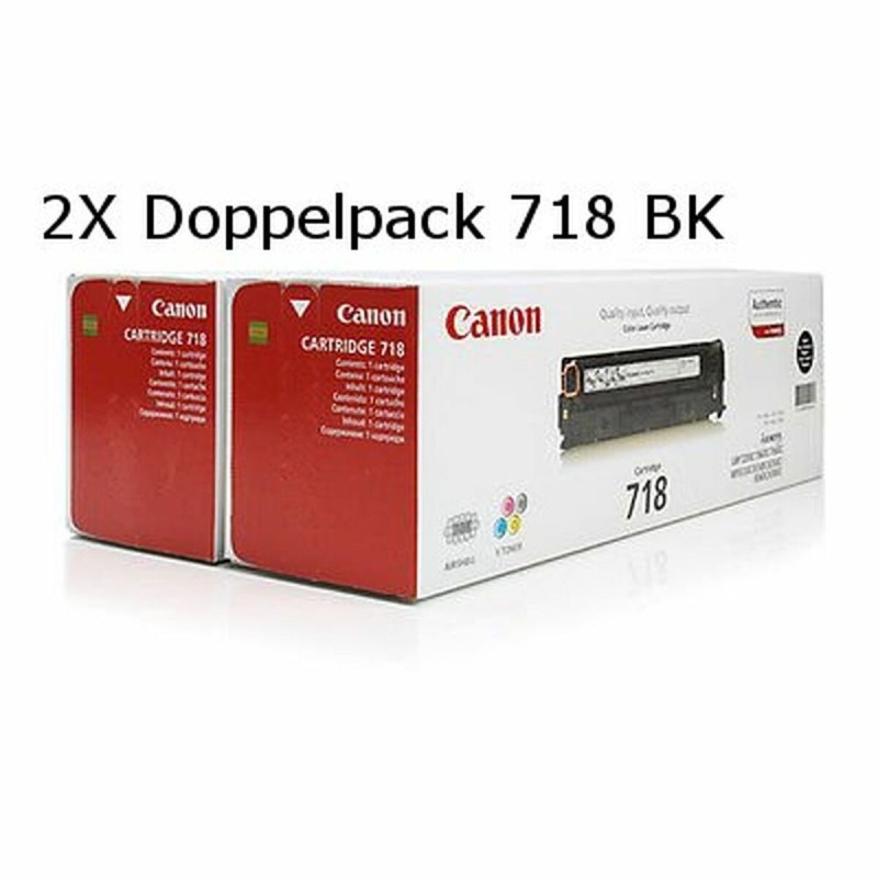 Toner Canon CRG-718 Bk VP Black (2 pcs)