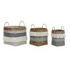 Basket set DKD Home Decor 49 x 49 x 57 cm Bamboo Boho