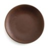 Flat Plate Anaflor Barro Anaflor Brown Ceramic Baked clay Ø 29 cm (8 Units)