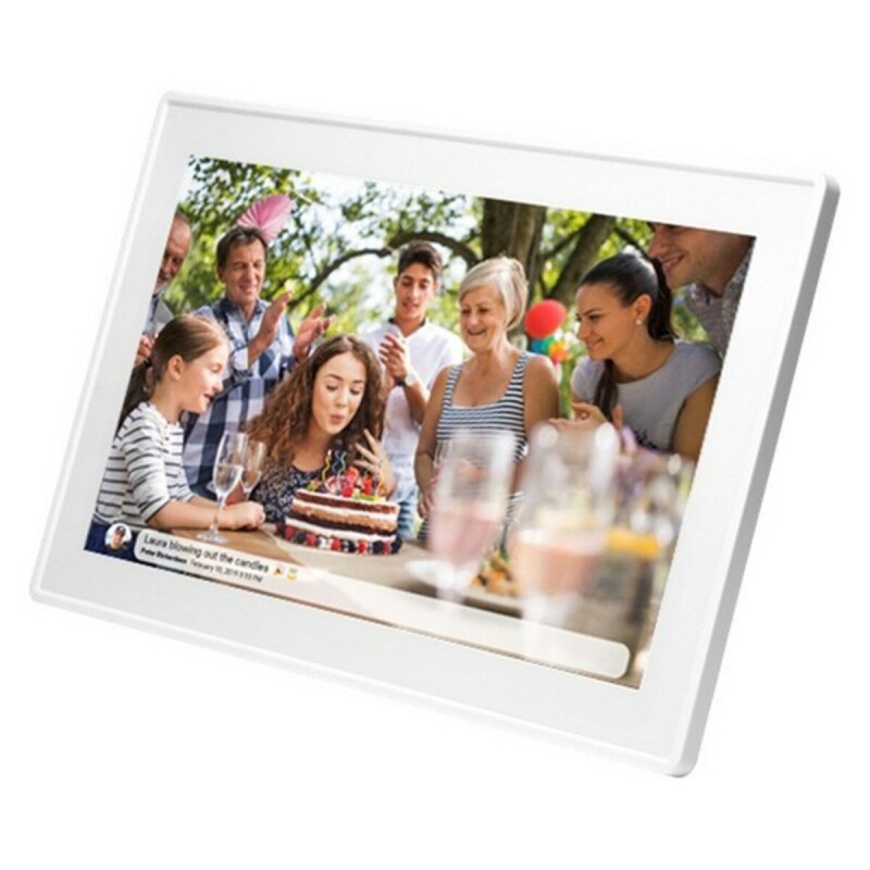 Digital photo frame Denver Electronics White (15,6")