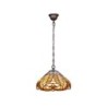 Ceiling Light Viro Dalí Amber Iron 60 W 30 x 125 x 30 cm