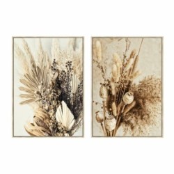 Painting DKD Home Decor Flower 80 x 4 x 120 cm Scandinavian (2 Units)