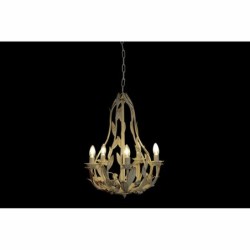 Ceiling Light DKD Home Decor 48 x 48 x 153 cm 48 x 48 x 69 cm Metal White Oriental