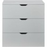 Chest of drawers Trelleborg White 78 x 40  x 80 cm