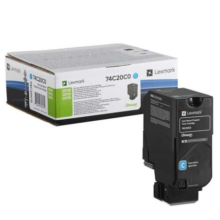 Toner Lexmark 74C20C0 Black Cyan