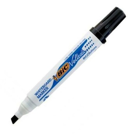 Liquid chalk marker Bic Velleda 1751 Black (12 Pieces)