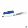 Whiteboard marker Bic Velleda 1741 Blue White (12 Units)