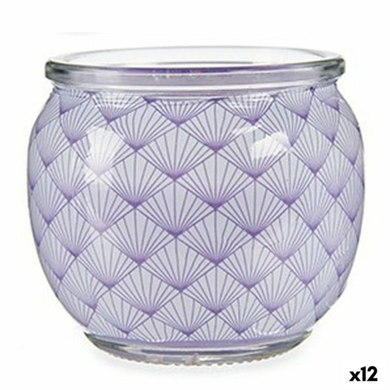 Scented Candle Lavendar 7,5 x 6,3 x 7,5 cm (12 Units)