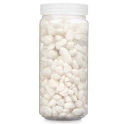 Decorative Stones White 8 - 15 mm 700 g (12 Units)