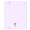 Ring binder Safta Lila Lilac (27 x 32 x 3.5 cm)