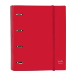 Ring binder Safta Rojo Red (27 x 32 x 3.5 cm)