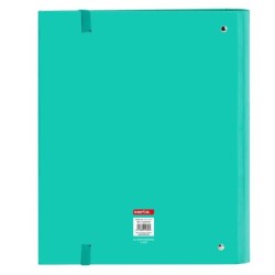 Ring binder Safta Turquesa Turquoise (27 x 32 x 3.5 cm)