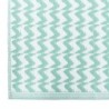 Outdoor rug Naxos White Green polypropylene