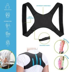 Adaptable Posture Corrector Vivamore Back