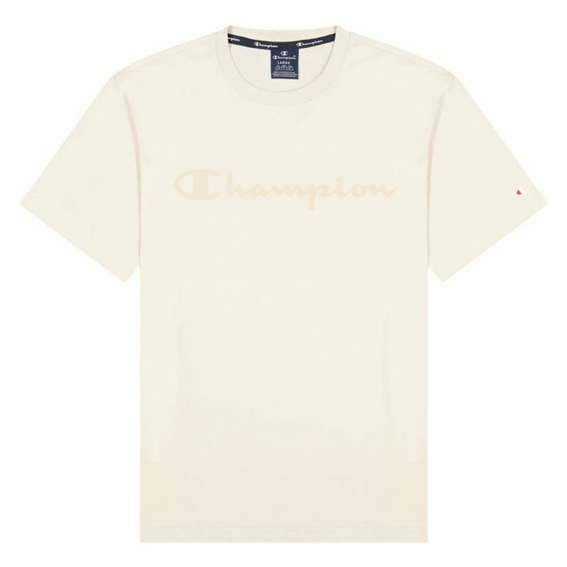 Short Sleeve T-Shirt Champion Crewneck T-Shirt M Beige