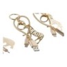 Keychain DKD Home Decor Golden (4 pcs)