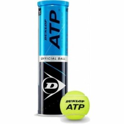 Tennis Balls Dunlop ATP Official Yellow Multicolour